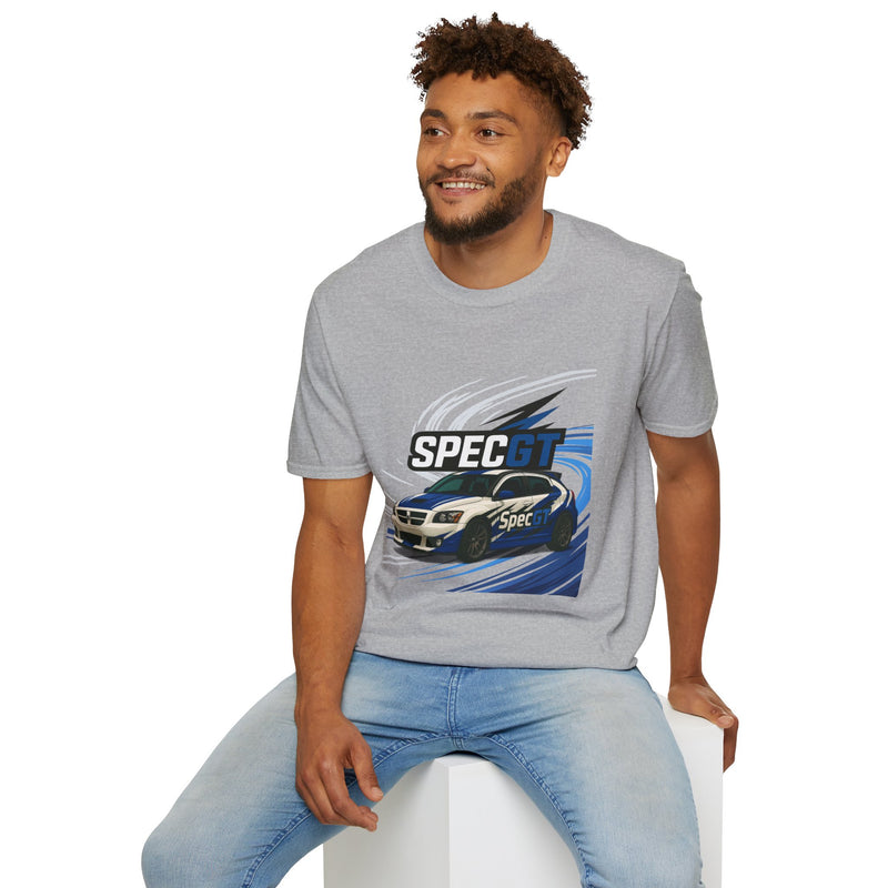 Dodge Caliber SRT4 Tee — SPECGT Apparel Men’s Motorsports T-Shirt