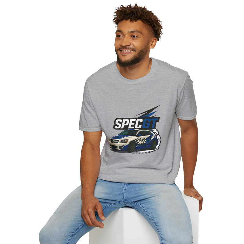 Dodge Caliber SRT4 Tee — SPECGT Apparel Men’s Motorsports T-Shirt