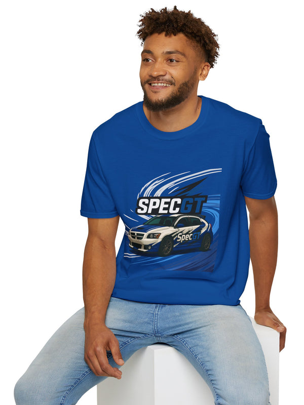 Dodge Caliber SRT4 Tee — SPECGT Apparel Men’s Motorsports T-Shirt