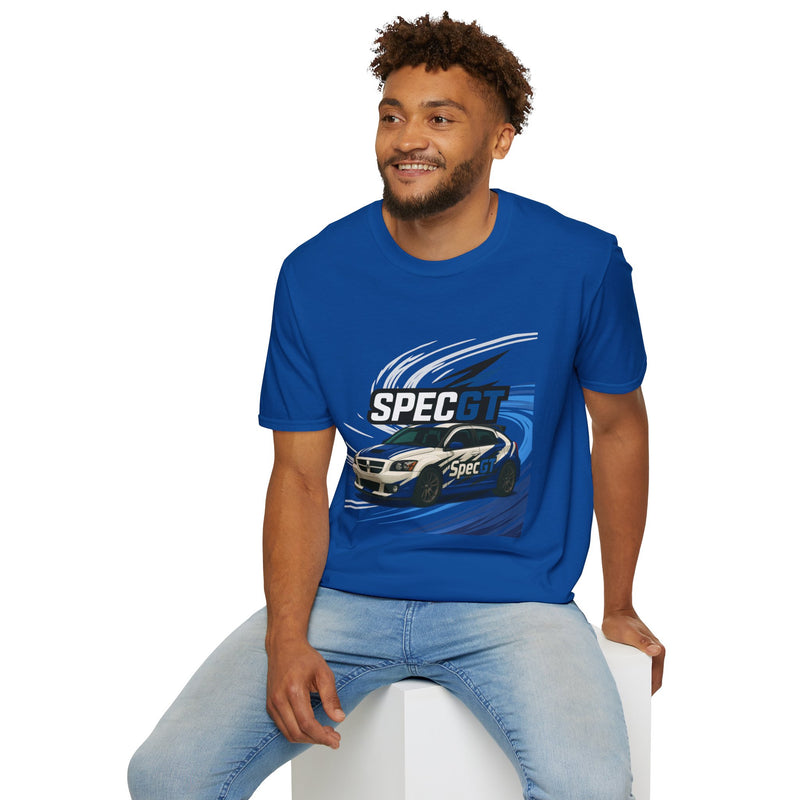 Dodge Caliber SRT4 Tee — SPECGT Apparel Men’s Motorsports T-Shirt