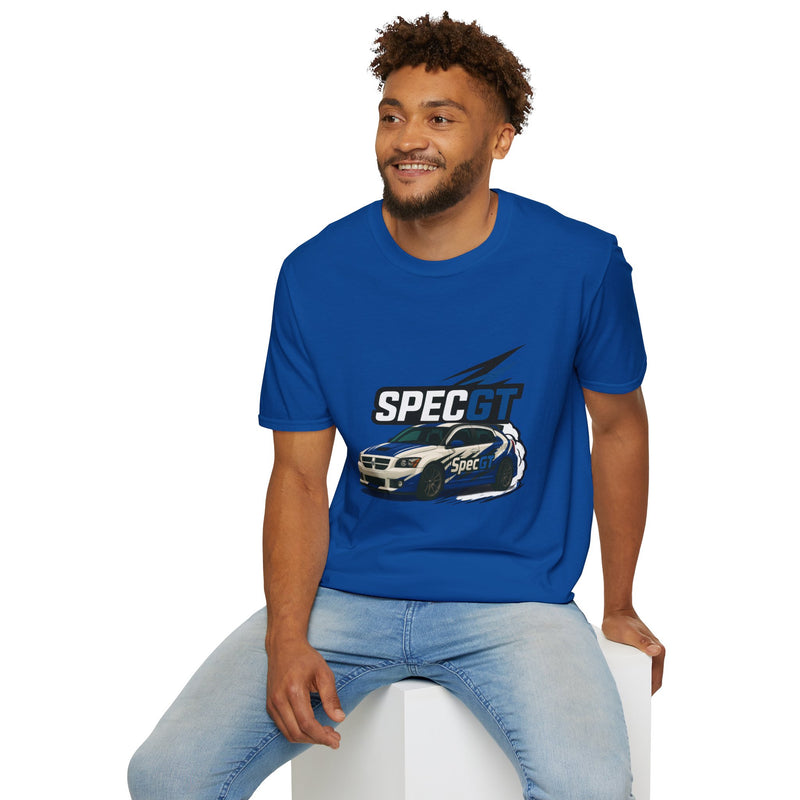 Dodge Caliber SRT4 Tee — SPECGT Apparel Men’s Motorsports T-Shirt