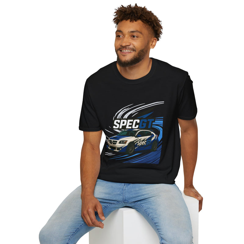 Dodge Caliber SRT4 Tee — SPECGT Apparel Men’s Motorsports T-Shirt
